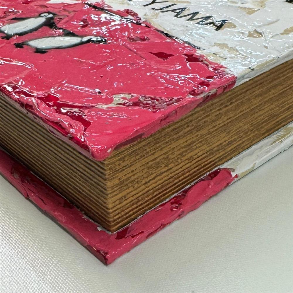 Hue Folk - 'Less Drama - Storybook'' - Framed Original Art