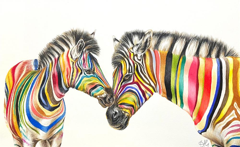 Hayley Goodhead - 'Let Me Glow - Study' - Framed Original Artwork