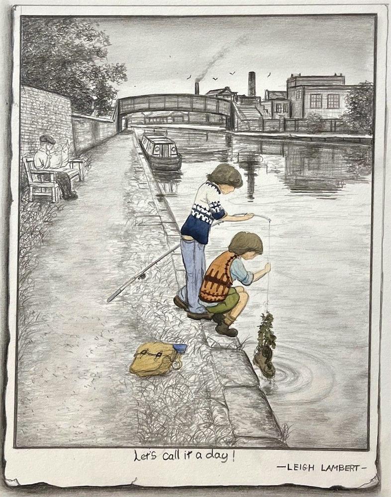 Leigh Lambert - 'Let's Call It A Day! - Sketch'  - Framed Original Sketch