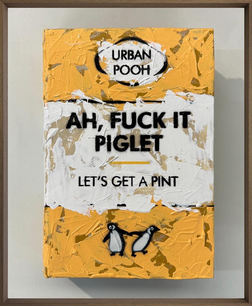 Hue Folk - 'Let's Get A Pint' - Storybook - Framed Original Artwork