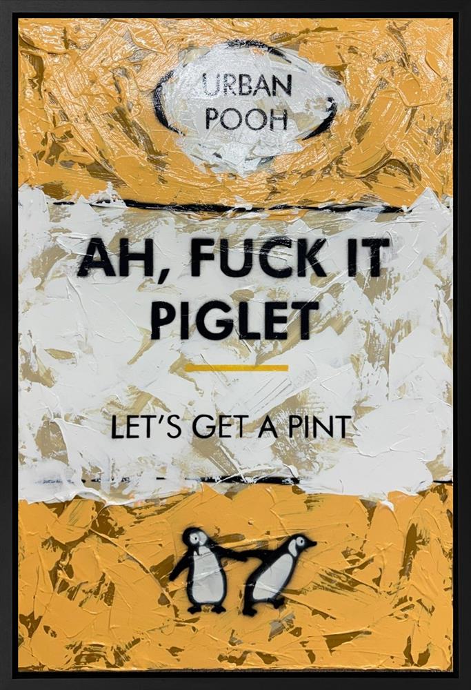 Hue Folk - 'Let's Get A Pint' - Framed Original Artwork