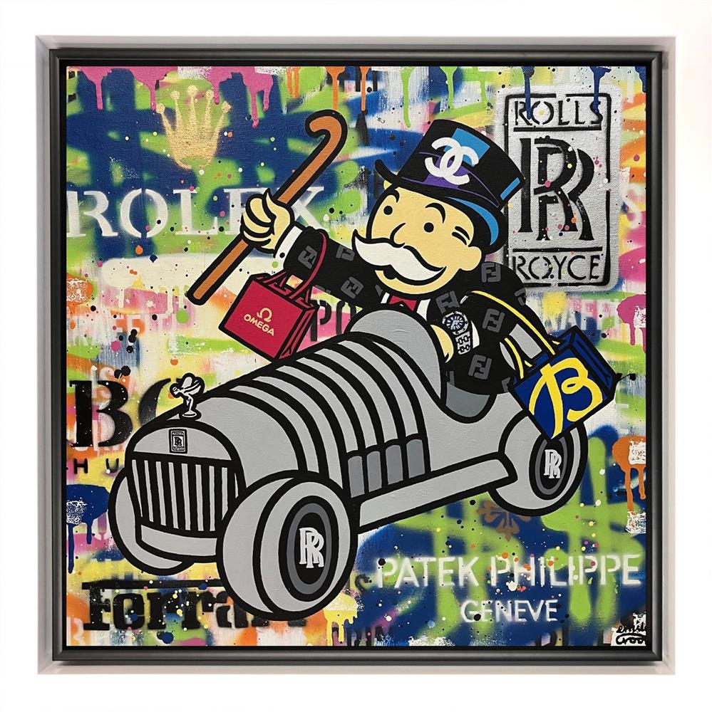 Emily Crook - 'Let's Get Parked Up' - Framed Original Art