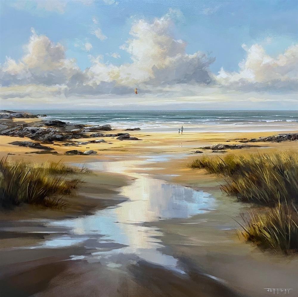 Ben Jeffery - 'Let's Go Fly A Kite' - Framed Original Artwork