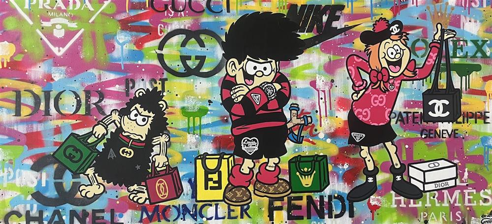 Emily Crook - 'Let's Misbehave' - Framed Original Art