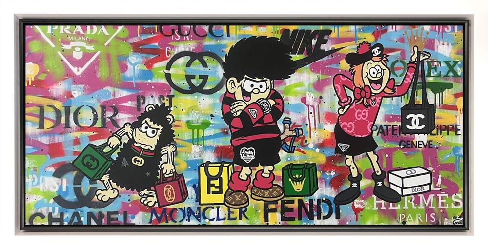 Emily Crook - 'Let's Misbehave' - Framed Original Art