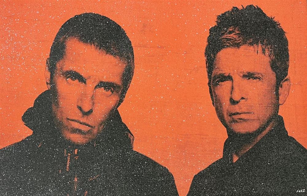 Fezz - 'Liam And Noel' - Framed Original Artwork