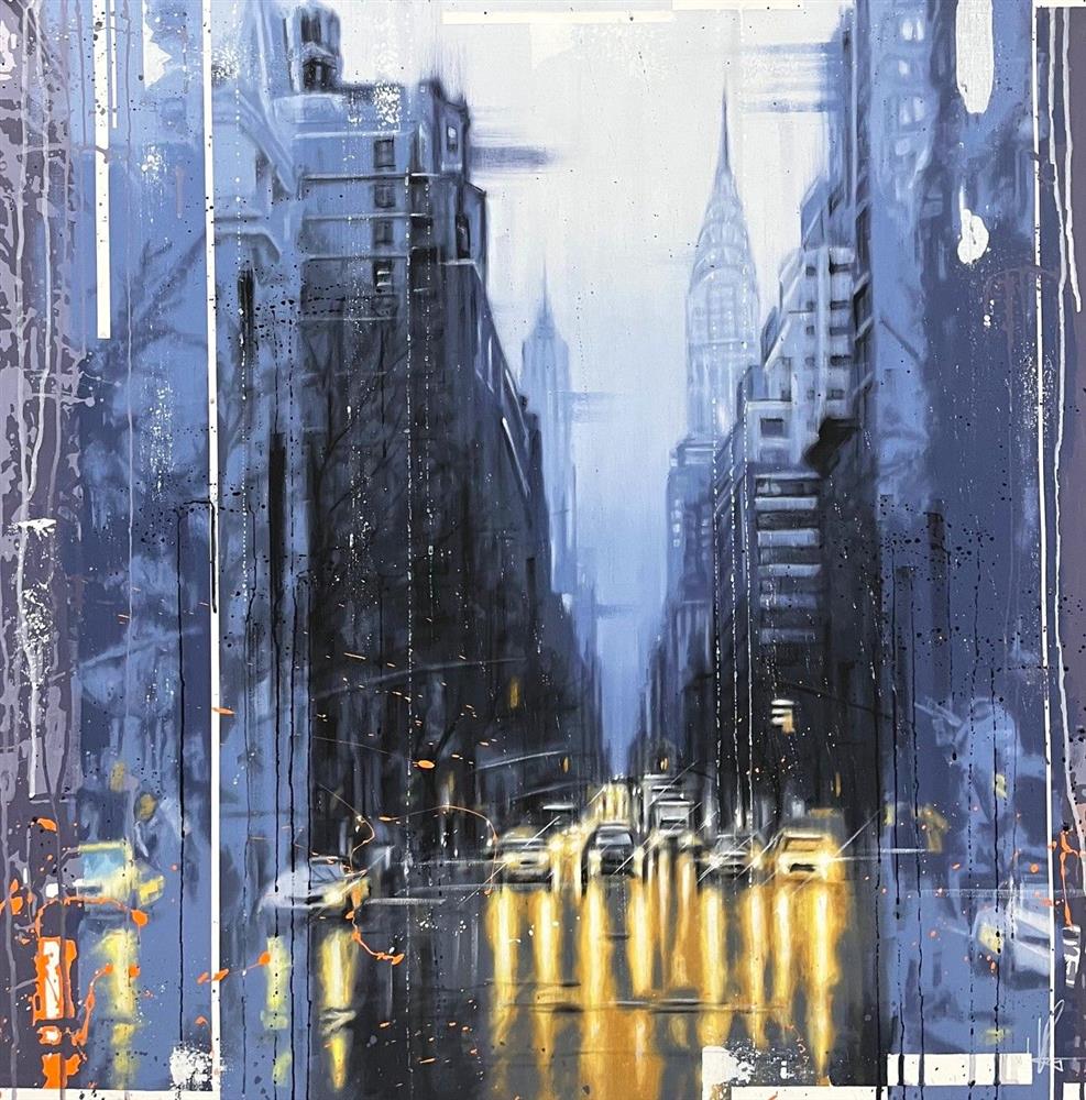 Kris Hardy - 'Life In New York City' - Framed Original Artwork