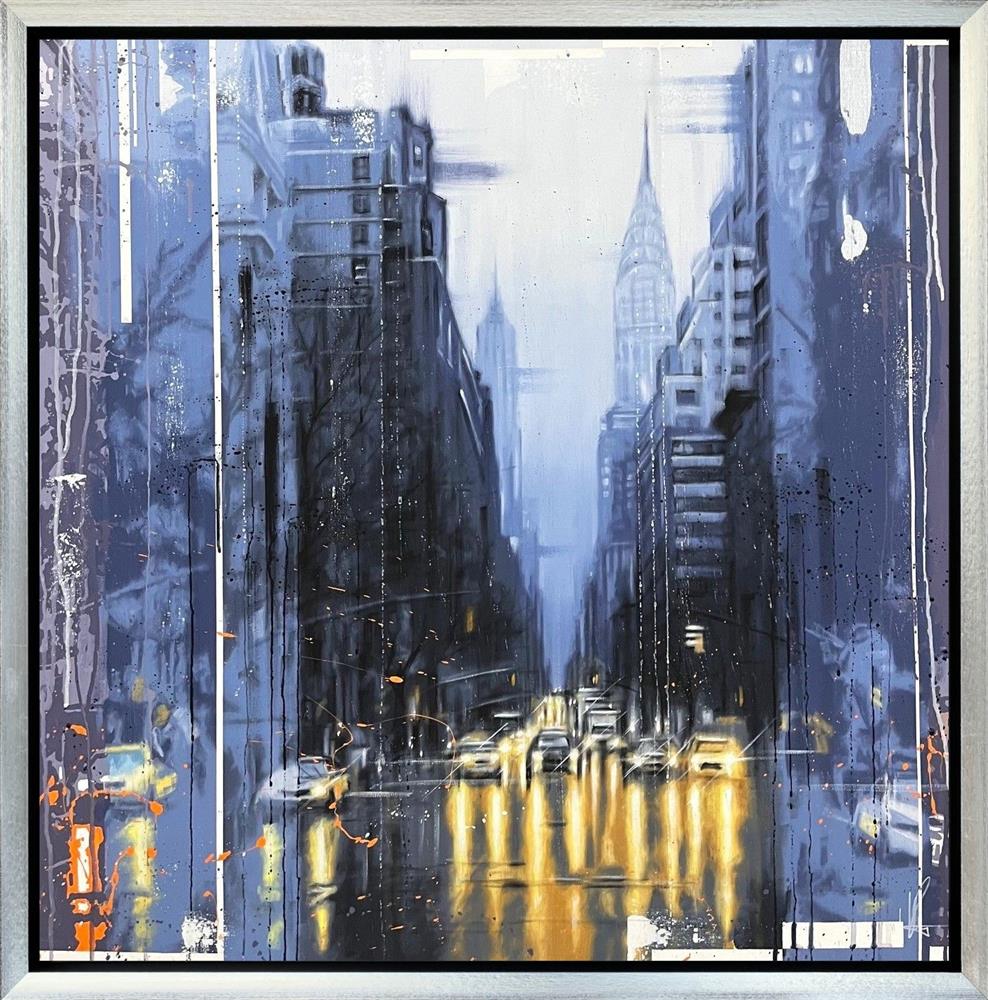 Kris Hardy - 'Life In New York City' - Framed Original Artwork