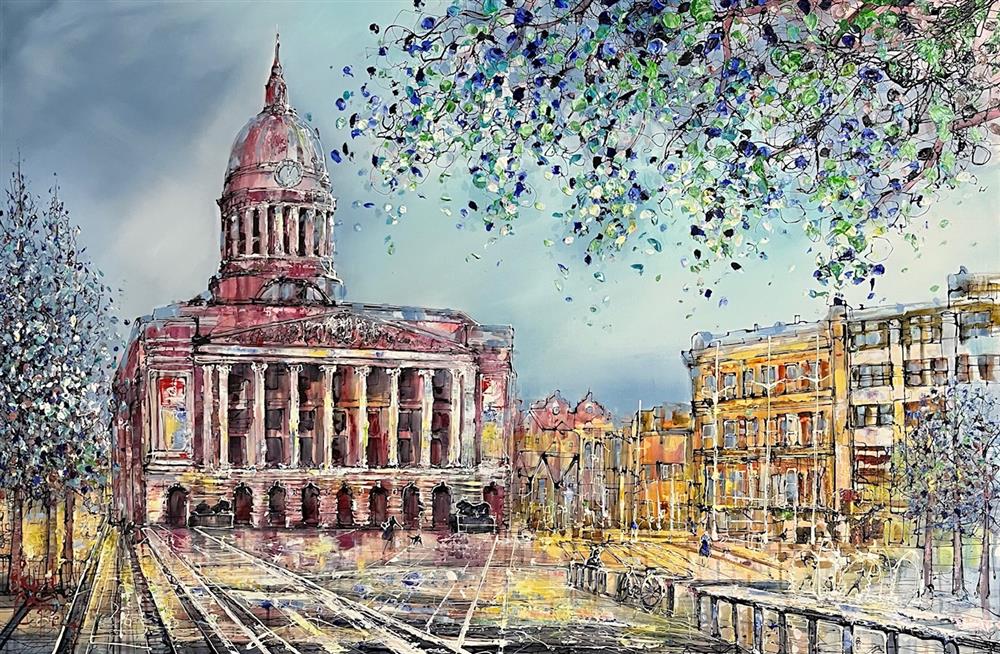 Nigel Cooke - 'Life In Nottingham' - Framed Original Artwork