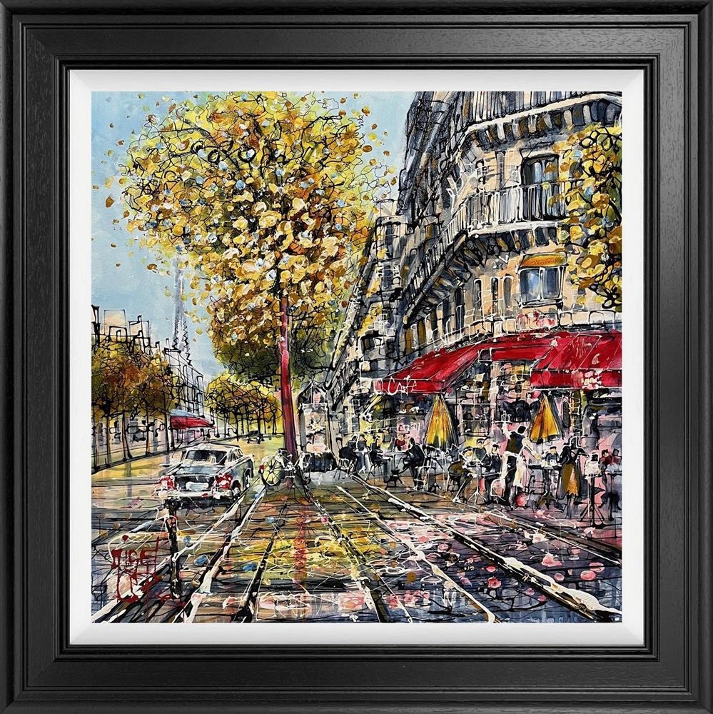 Nigel Cooke - 'Life in Paris' - Framed Original Artwork