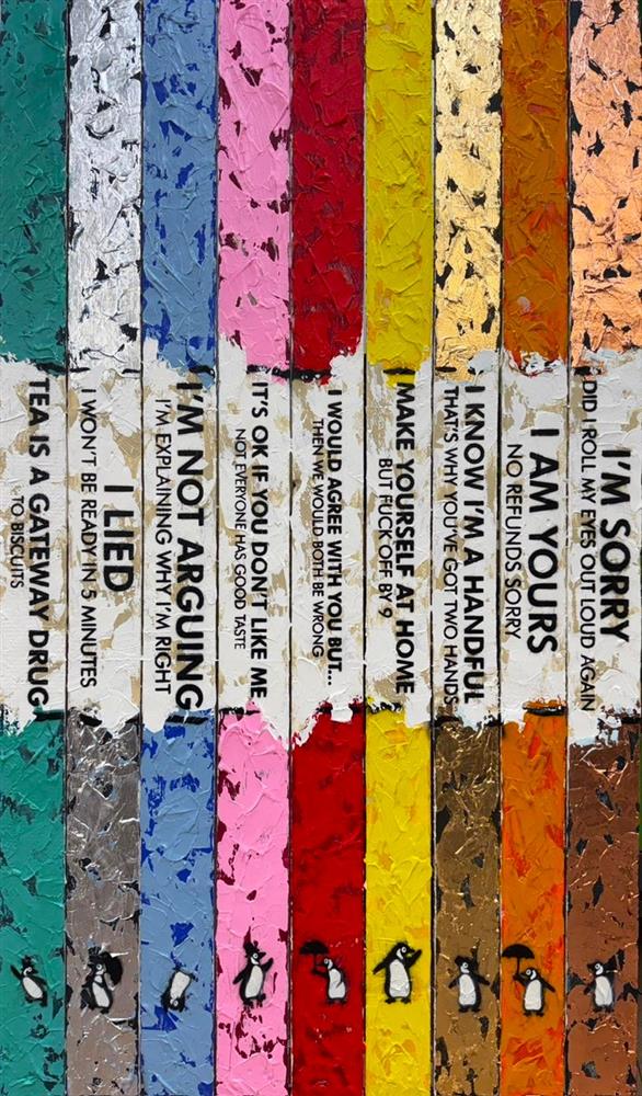 Hue Folk - 'Life Is A Bookcase Vol 2 - XL Pallet' - Original Artwork