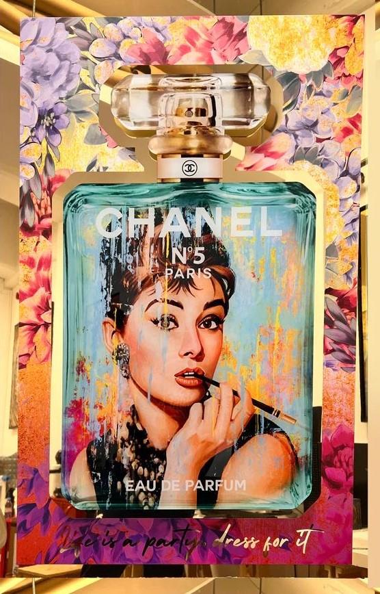 Sannib - 'Life Is A Party' - Acrylic Bottle Dibond Mirror Edition