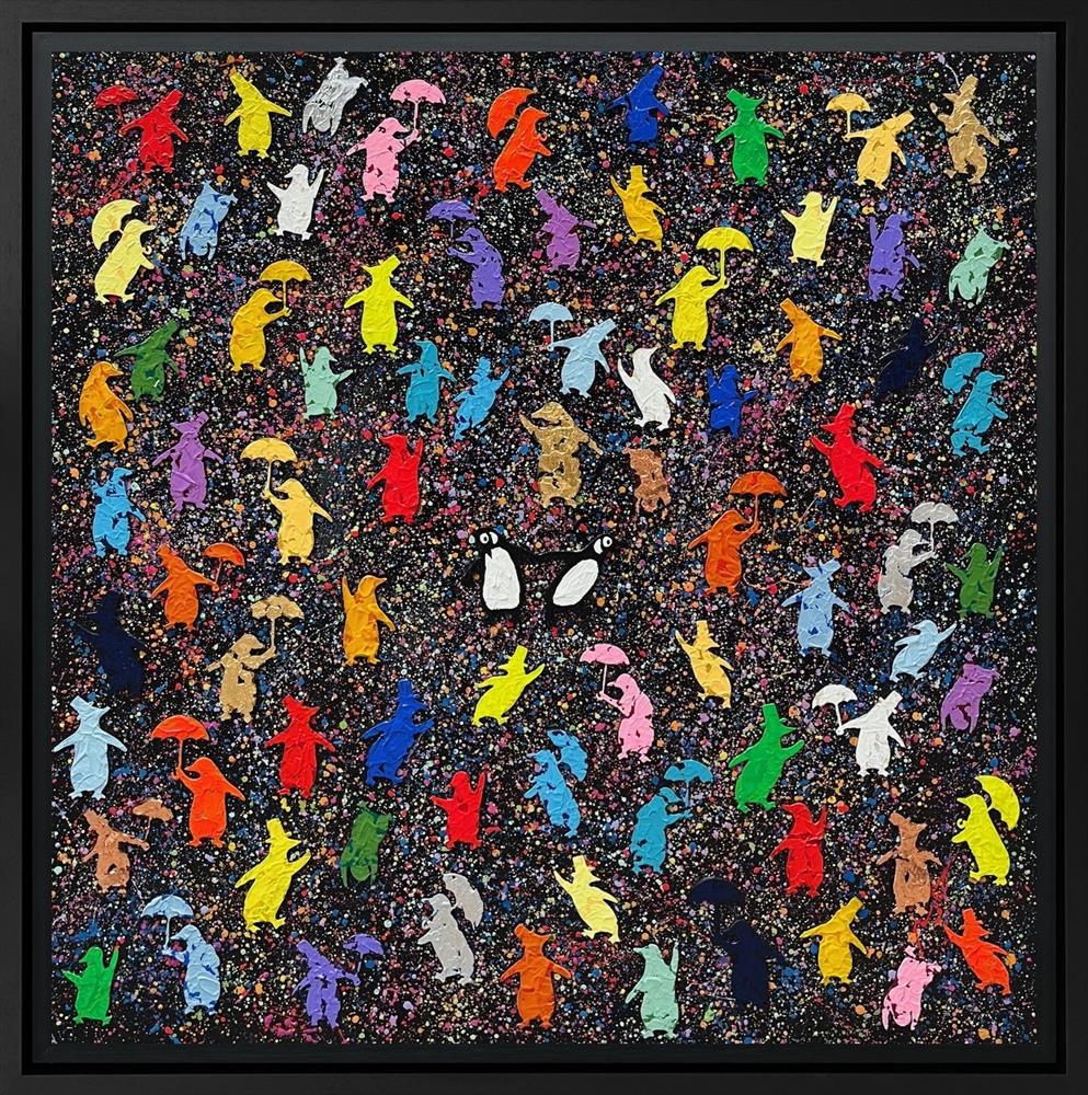 Hue Folk - 'Life Is Full Of Colour' - Framed Original Artwork