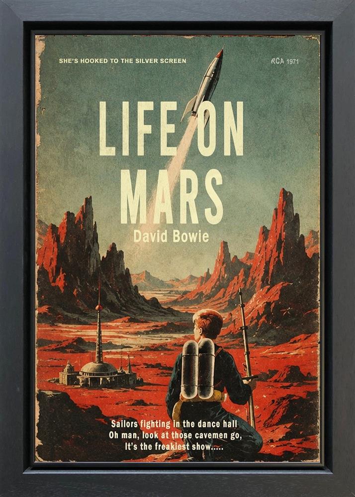 Linda Charles - 'Life On Mars' - Framed Original Artwork
