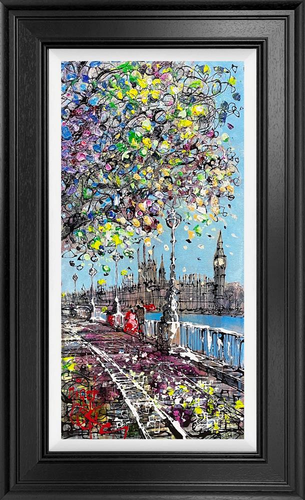 Nigel Cooke - 'Life On The Thames' - Framed Original Artwork