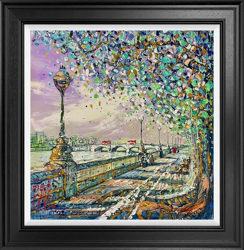 Nigel Cooke - 'Life Under The Lampposts' - Framed Original Artwork