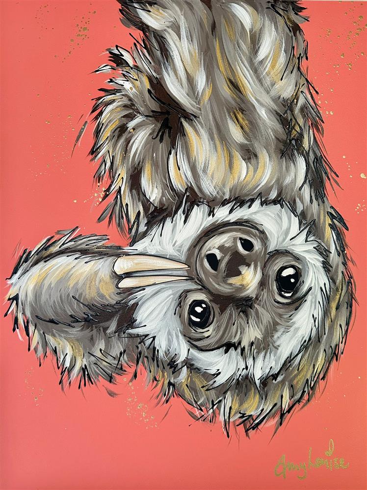 Amy Louise - 'Life Upside Down' - Framed Original Art