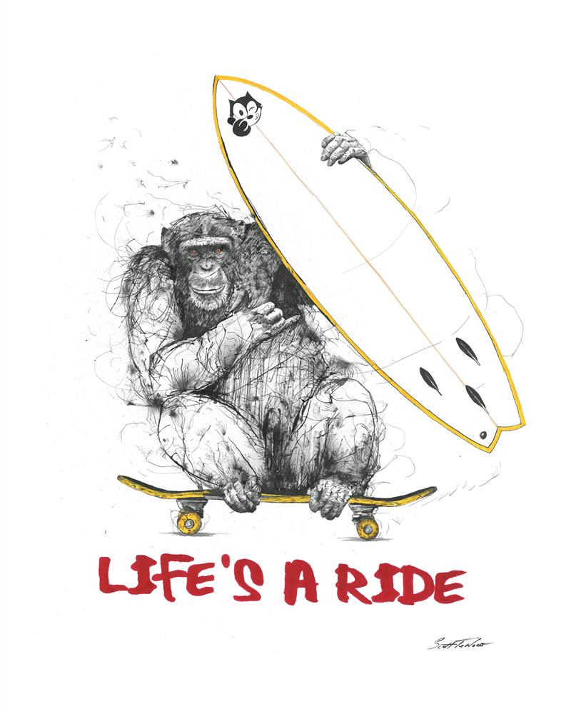Scott Tetlow - 'Life's A Ride' - Miniature - Framed Limited Edition