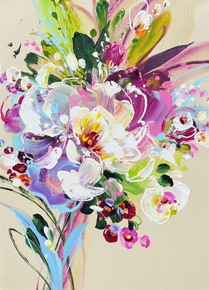 Anna Cher - 'Lifetime's Chance' - Framed Original Artwork