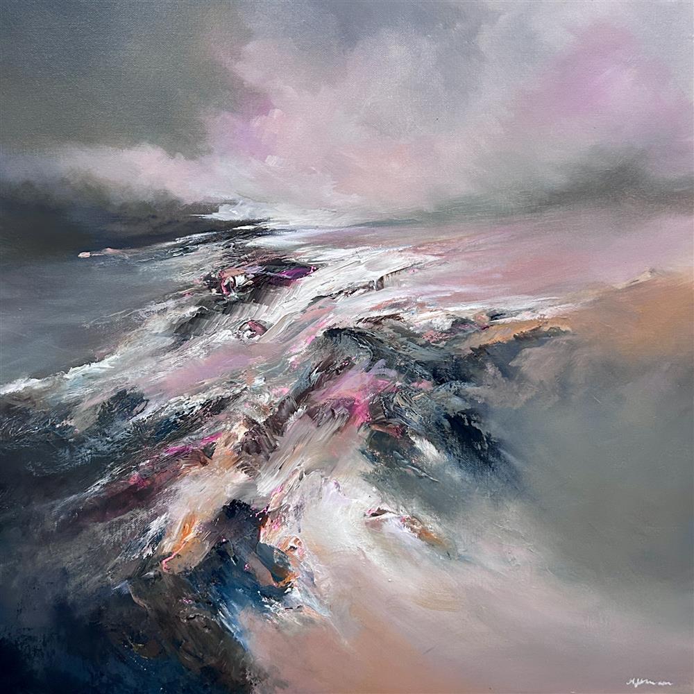 Alison Johnson - 'Light Cascade' - Framed Original Artwork