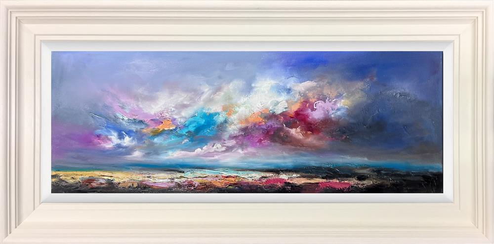 Anna Schofield - 'Lilac Blaze' - Framed Original Artwork