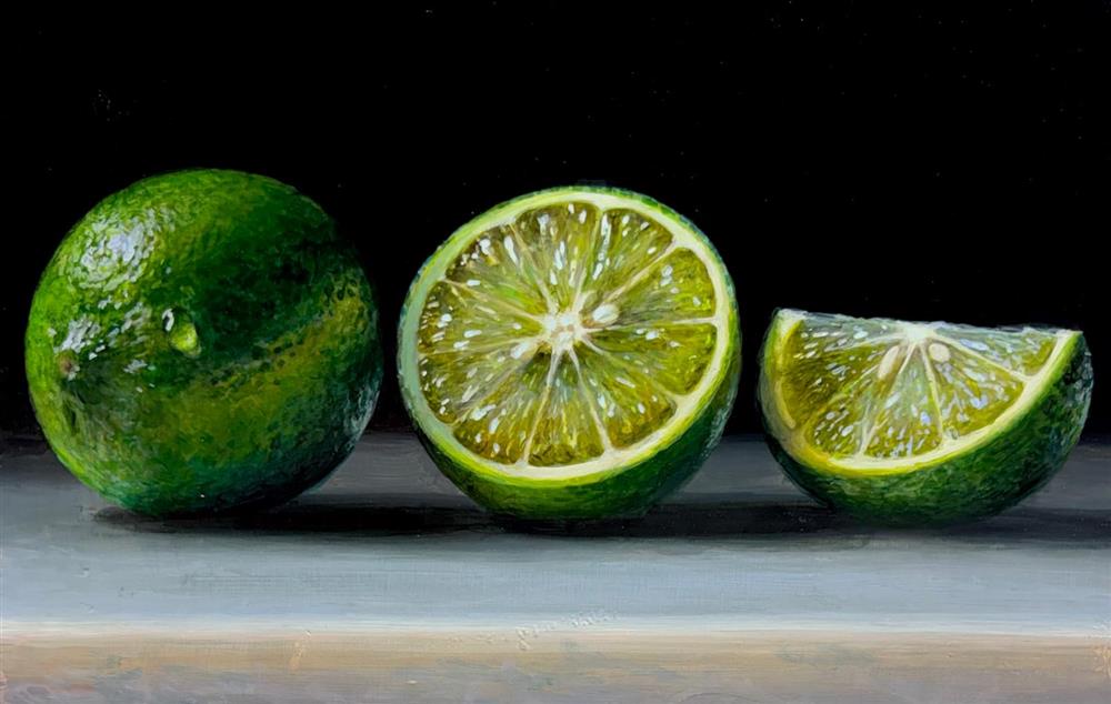 Tony Owens - 'Limes And Half Cut Limes' - Framed Original Artwork