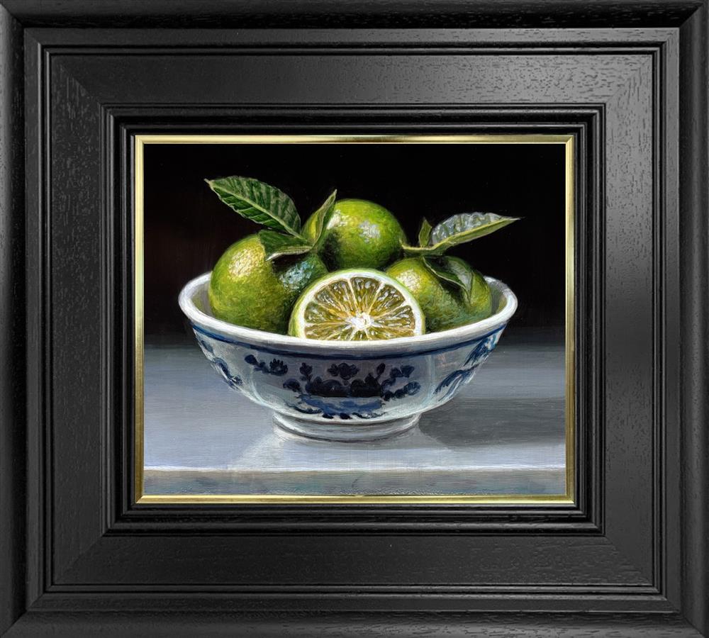 Tony Owens - 'Limes In Bowl' - Framed Original Artwork