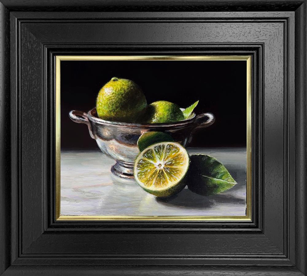 Tony Owens - 'Limes In Bowl' - Framed Original Artwork