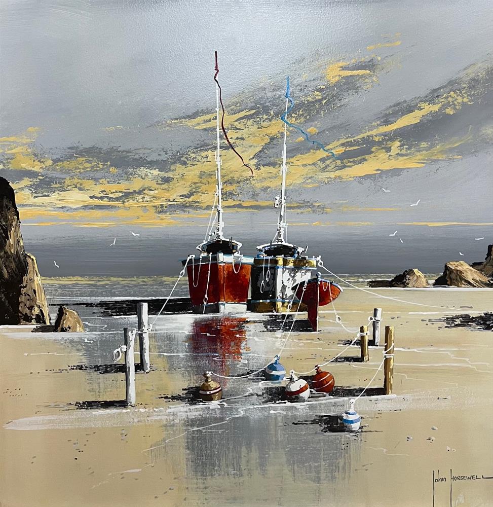 John Horsewell - 'Lines And Horizon' - Framed Original Artwork