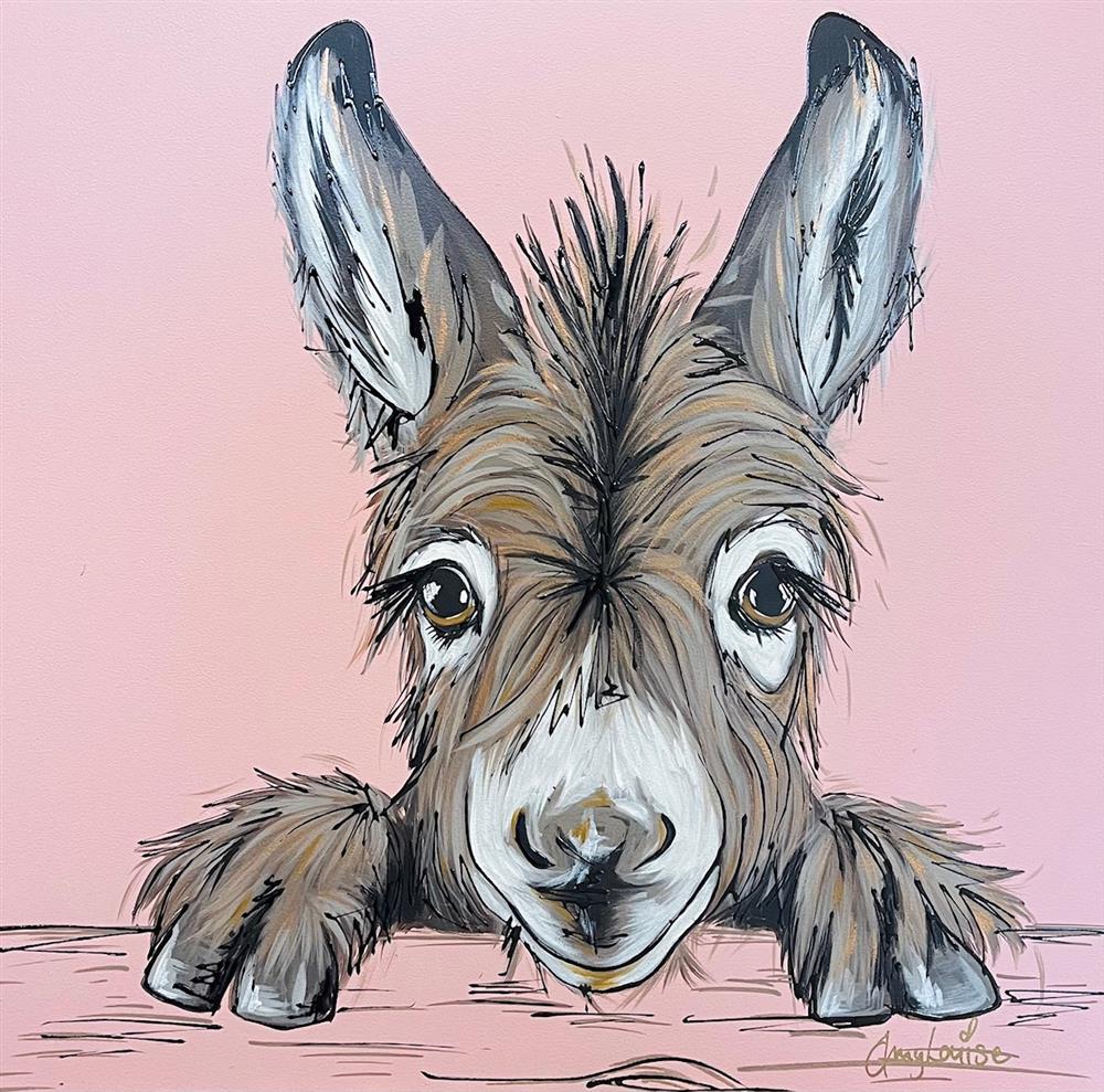 Amy Louise - 'Little Donkey' - Framed Original Art