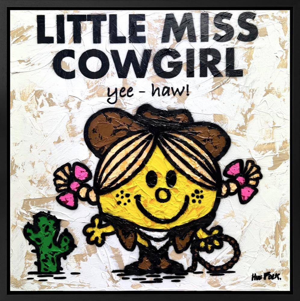 Hue Folk - 'Little Miss Cowgirl - The Untold Stories' - Framed Original Artwork
