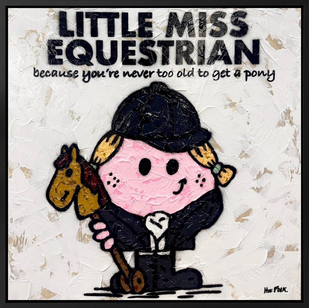 Hue Folk - 'Little Miss Equestrian - The Untold Stories' - Framed Original Artwork