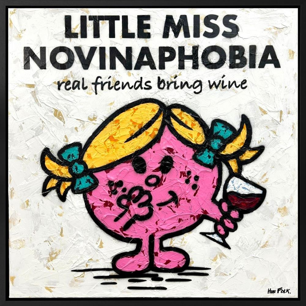 Hue Folk - 'Little Miss Novinaphobia - The Untold Stories' - Framed Original Artwork