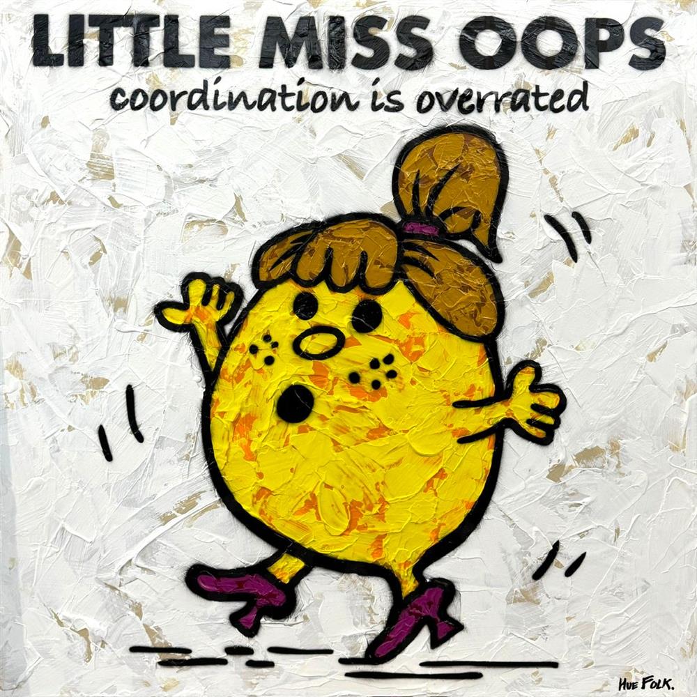 Hue Folk - 'Little Miss Oops - The Untold Stories' - Framed Original Artwork