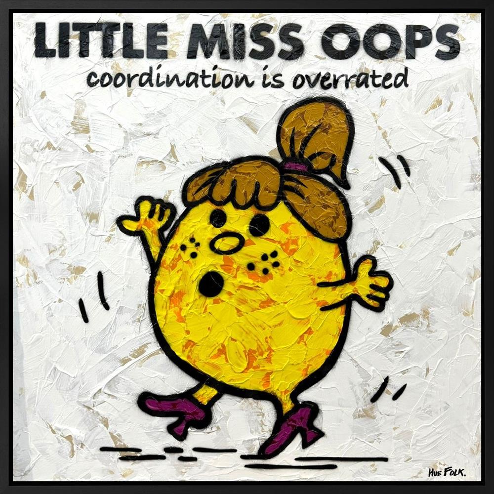 Hue Folk - 'Little Miss Oops - The Untold Stories' - Framed Original Artwork