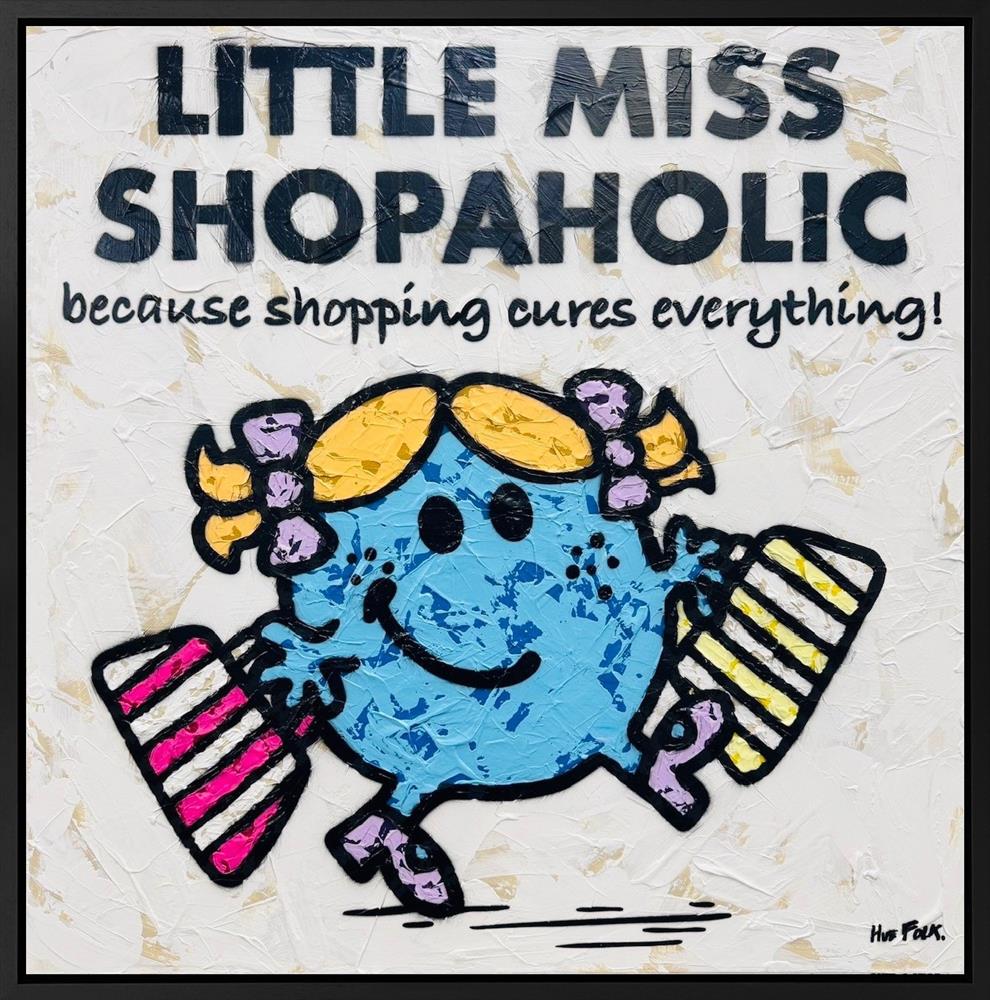 Hue Folk - 'Little Miss Shopaholic - The Untold Stories' - Framed Original Artwork