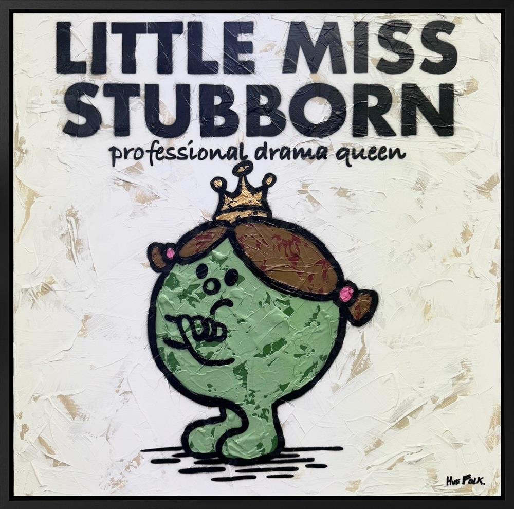Hue Folk - 'Little Miss Stubborn - The Untold Stories' - Framed Original Artwork