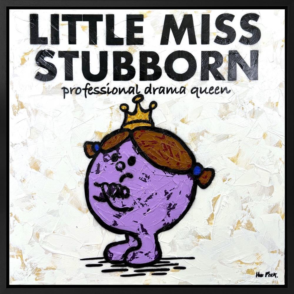 Hue Folk - 'Little Miss Stubborn - The Untold Stories' - Framed Original Artwork