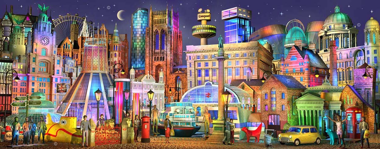 Keith Drury - 'Liverpool Lane' - Limited Edition Artwork