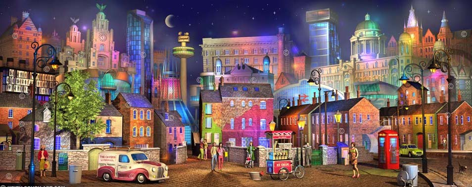 Keith Drury - 'Liverpool Twilight' - Limited Edition Artwork