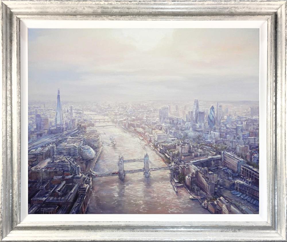 Mariusz Kaldowski - 'London Birds Eye View' - Framed Original Art