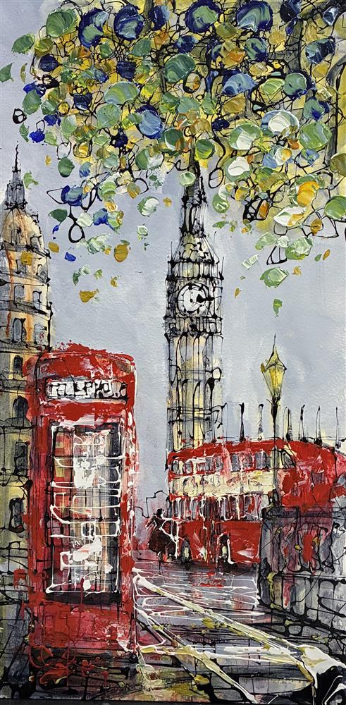 Nigel Cooke - 'London Calling' - Framed Original Artwork