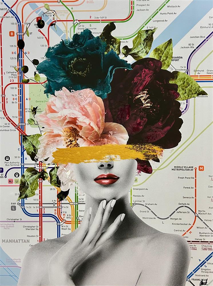 Chuck - 'New York Commute' - Framed Original Art