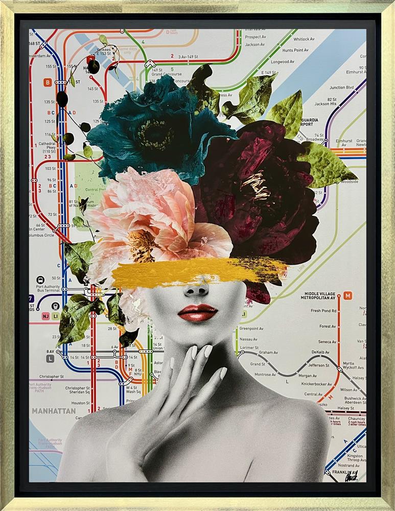 Chuck - 'New York Commute' - Framed Original Art
