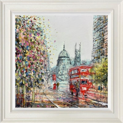 Nigel Cooke - 'London Icons' - Framed Original Artwork