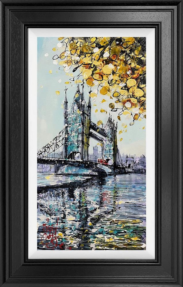 Nigel Cooke - 'London In The Fall' - Framed Original Artwork