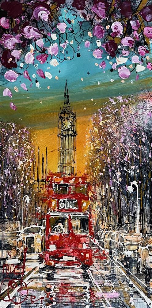 Nigel Cooke - 'London Lights' - Framed Original Artwork