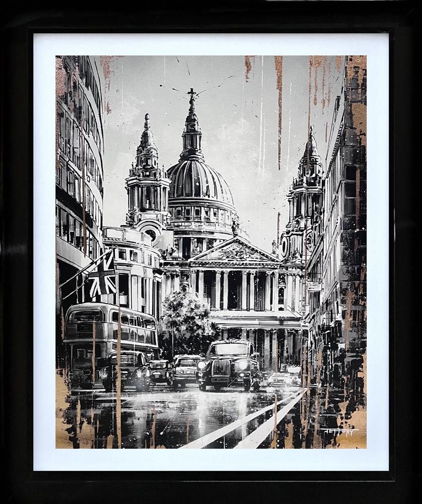 Ben Jeffery - 'London Rain' - Framed Original Art