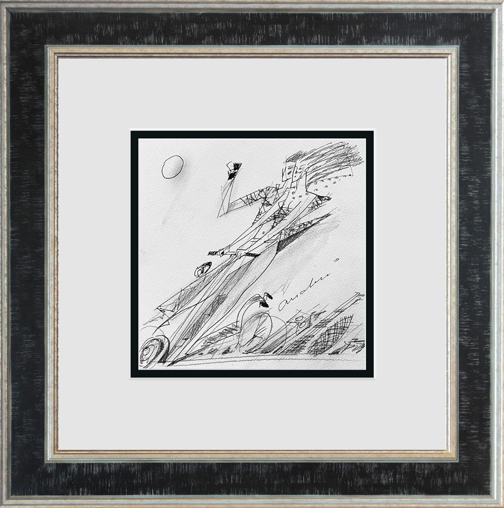 Andrei Protsouk - 'London Ride - Study' - Framed Original Art