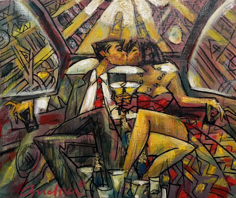 Andrei Protsouk - 'London Time' - Framed Original Artwork